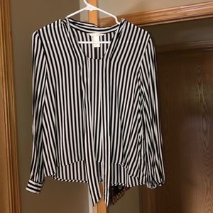H&M striped blouse